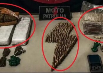 PM realiza cerco em Linhares e apreende crack, maconha e material para embalo