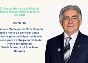 Câmara de Nova Venécia entrega Título de Honra ao Mérito da Saúde a 13 personalidades nesta quarta (20)