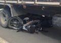 Moto colide com caminhão na BR-101 em São Mateus