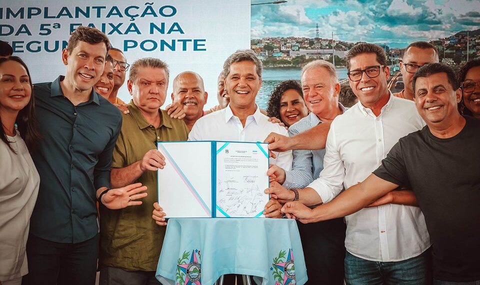 Governador Ricardo Ferraço autoriza obra de R$ 15 milhões para implantar quinta faixa na Segunda Ponte