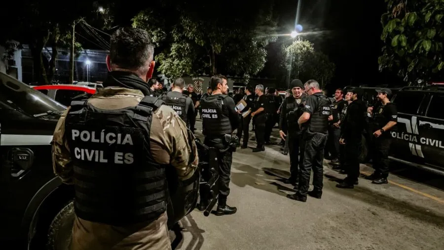 Operação Cinturão Sul mobiliza mais de 100 policiais para cumprimento de mandados em 19 municípios do Espírito Santo