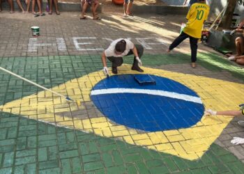 Crianças do SCFV de São Gabriel da Palha celebram aniversários com tema da Copa do Mundo 2026