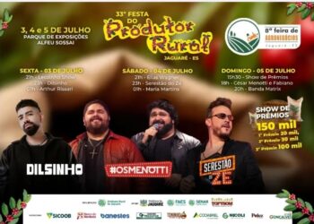 Jaguaré se prepara para 33ª Festa do Produtor Rural com shows nacionais e Show de Prêmios de até R$ 100 mil