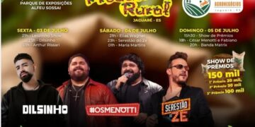 Jaguaré se prepara para 33ª Festa do Produtor Rural com shows nacionais e Show de Prêmios de até R$ 100 mil