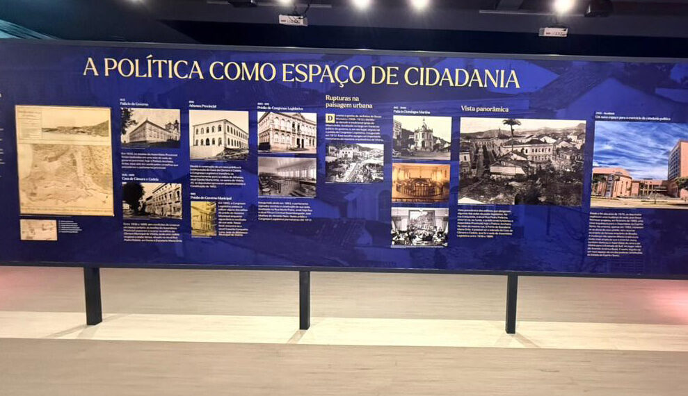 “Caminhos da Cidadania”: exposição da Ales traz documentos, fotos e mobiliários antigos