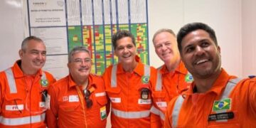 Marcus Batista e Rogério Salume (SEDES) visitam plataforma Maria Quitéria a convite do governador Ricardo Ferraço