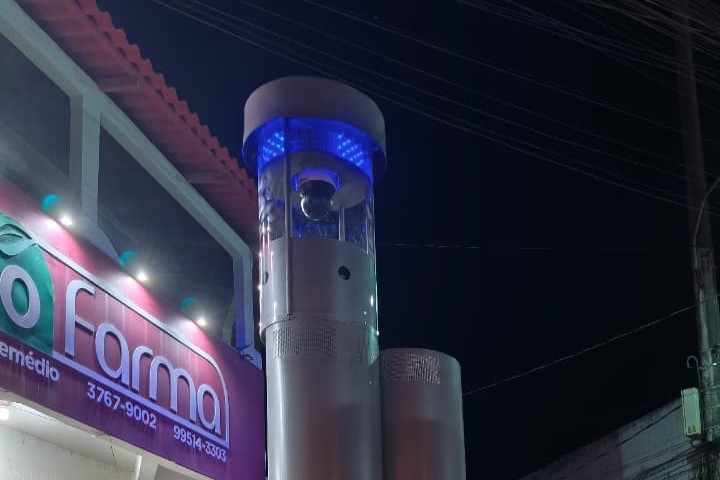 São Mateus inicia instalação de totens inteligentes de segurança com reconhecimento facial