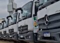 Seag entrega 13 caminhões-pipa a 12 municípios capixabas com investimento de R$ 5,38 milhões